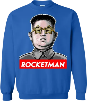 Rocketman Sweatshirt Design PNG