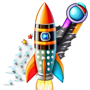 Rocketship B PNG image