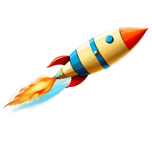 Rocketship On Moon PNG 55
