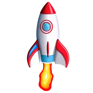 Rocketship With Flames PNG Brq21 PNG
