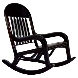 Rocking Chair By Fireplace PNG 06122024