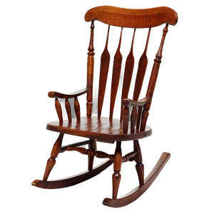 Rocking Chair By Fireplace PNG Vou98 PNG
