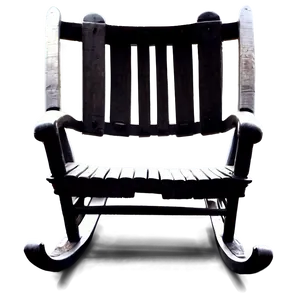 Rocking Chair Silhouette PNG 06122024