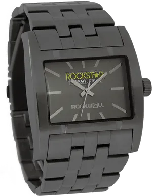 Rockstar Energy Drink Branded Watch PNG image