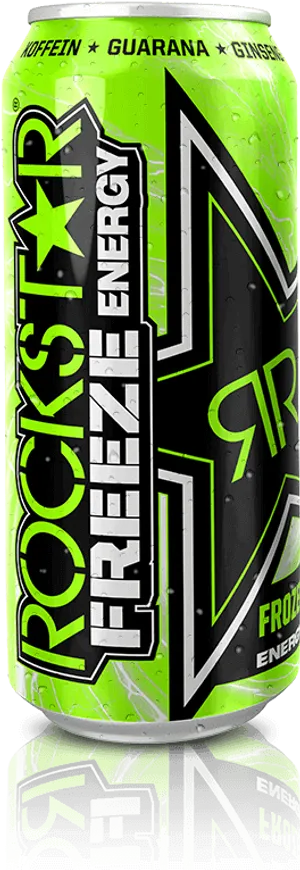 Rockstar Energy Drink Can Freeze Lime PNG image