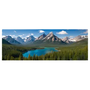Rocky Mountain Scenery PNG Jxe51