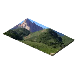 Rocky Mountain Scenery PNG Msh