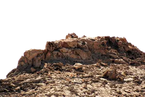 Rocky_ Outcrop_ Isolated_ Background PNG image