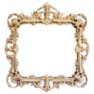 Rococo Frame Art Png 06132024 PNG image