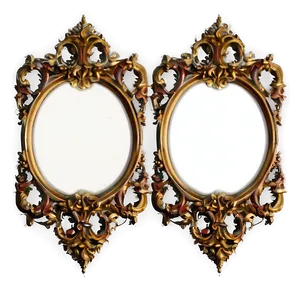 Rococo Ornate Frame Png Yff58 PNG image