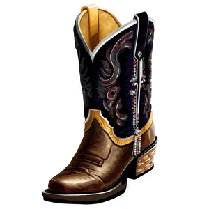 Rodeo Spurs Illustration Png 06252024 PNG image