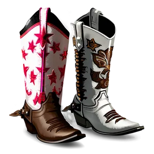 Rodeo Spurs Illustration Png 06252024 PNG image