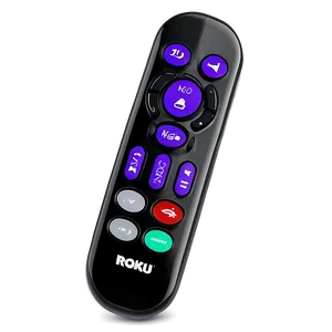 Roku Remote With Netflix Button Png 06282024 PNG image