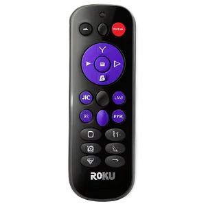 Roku Remote With Youtube Button Png 43 PNG image