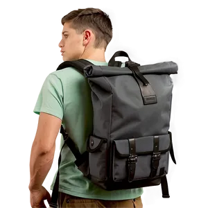 Roll Top Backpack Png Ggb PNG image