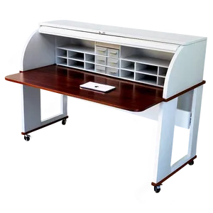 Roll Top Office Desk PNG Bot PNG