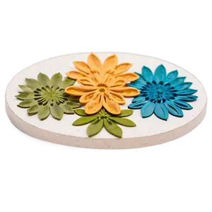 Rolled Flower Coasters Diy Png 06282024 PNG image