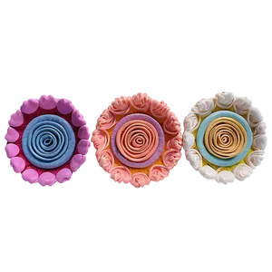 Rolled Flower Coasters Diy Png 06282024 PNG image