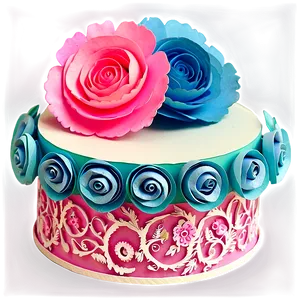 Rolled Flower Memory Box Topper PNG 06282024