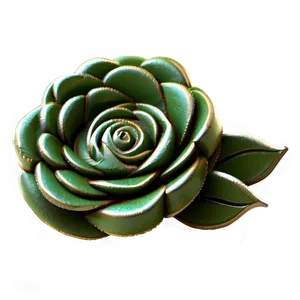 Rolled Flower Stationery Embellishment PNG 06282024