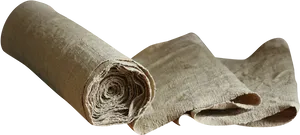 Rolled Linen Fabric Texture PNG image