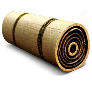 Rolled Papyrus Scroll PNG 06262024 PNG