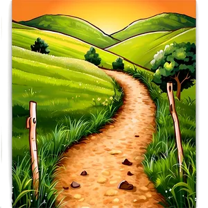 Rolling Hills Path Png 47 PNG image