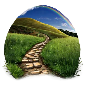 Rolling Hills Path Png Krb67 PNG image