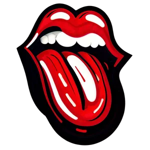 Rolling Stones Band Logo Tongue Png 06292024 PNG image