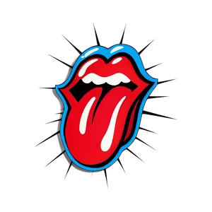 Rolling Stones Tongue Clipart Png 38 PNG image