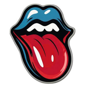 Rolling Stones Tongue Emblem Png 36 PNG image