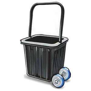 Rolling Trash Bin Outline PNG Rcw2 PNG
