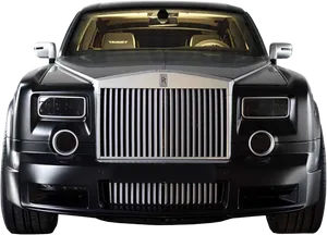 Rolls Royce Phantom Front View PNG image