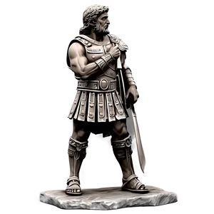 Roman Warrior Sculpture Png 90 PNG image