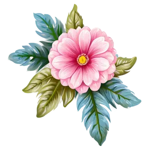 Romantic Corner Flower Clipart Png 06272024 PNG image