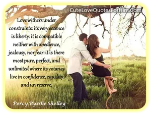 Romantic Couple Swing Quote Shelley PNG image