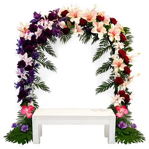 Romantic Floral Altar Png Fvd PNG image