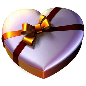 Romantic Heart Gift PNG A