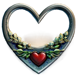 Romantic Heart PNG Yxp26