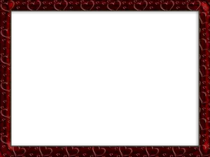 Romantic Hearts Photo Frame