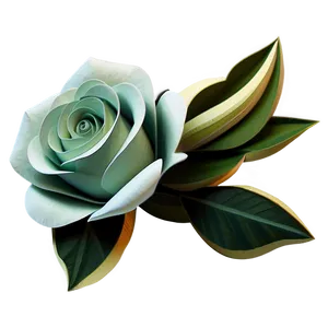 Romantic Paper Rose Bouquet PNG 83 PNG