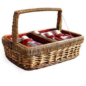 Romantic Picnic Basket PNG 98