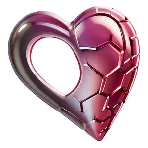 Romantic Pink Heart Png 05232024 PNG image