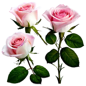 Romantic Pink Rose PNG 30