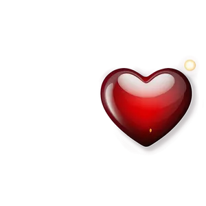 Romantic Red Heart Emoji Png 06262024 PNG image