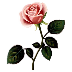 Romantic Rose Clipart Png 06272024 PNG image