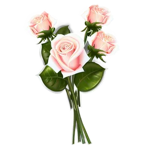 Romantic Roses Arrangement Png Uhb35 PNG image