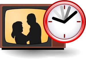 Romantic Show Time T V Icon PNG