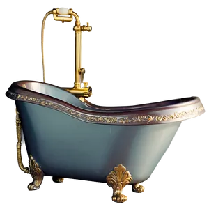 Romantic Slipper Bathtub PNG Buk
