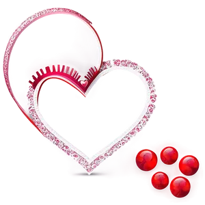 Romantic Valentine Heart Png 06262024 PNG image